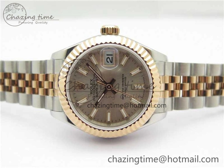 Datejust 28mm 279173 SS RG BP Maker Best Edition Silver Dial on SS RG Jubilee Bracelet ETA2671