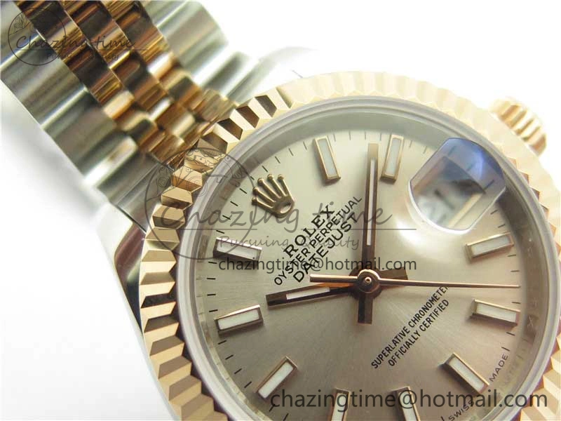 Datejust 28mm 279173 SS RG BP Maker Best Edition Silver Dial on SS RG Jubilee Bracelet ETA2671