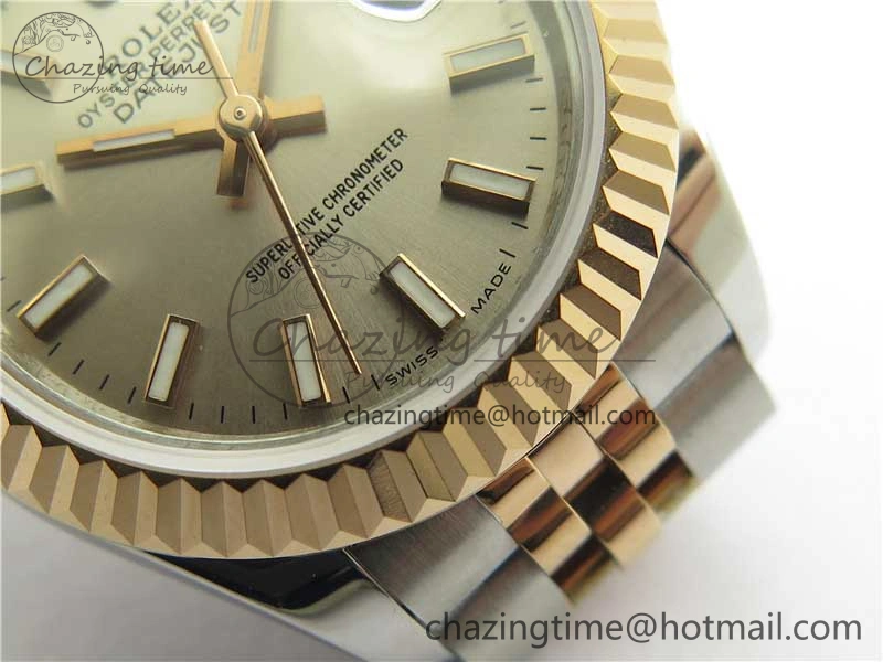 Datejust 28mm 279173 SS RG BP Maker Best Edition Silver Dial on SS RG Jubilee Bracelet ETA2671