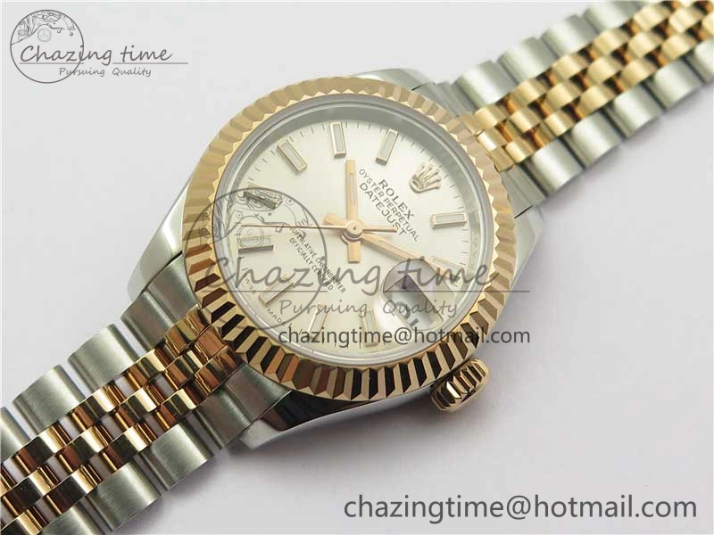 Datejust 28mm 279173 SS RG BP Maker Best Edition Silver Dial on SS RG Jubilee Bracelet ETA2671