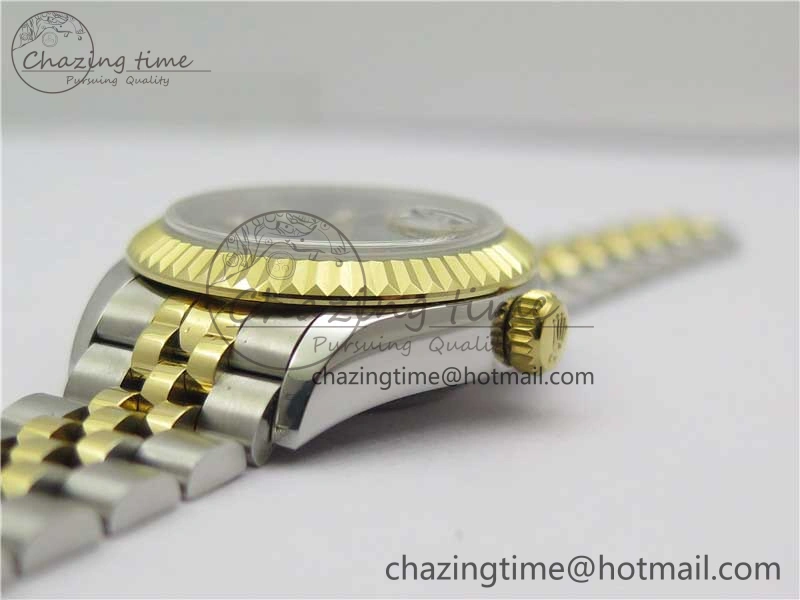 Datejust 28mm 279173 SS YG BP Maker Best Edition Black Crystal Dial on SS YG Jubilee Bracelet ETA2671