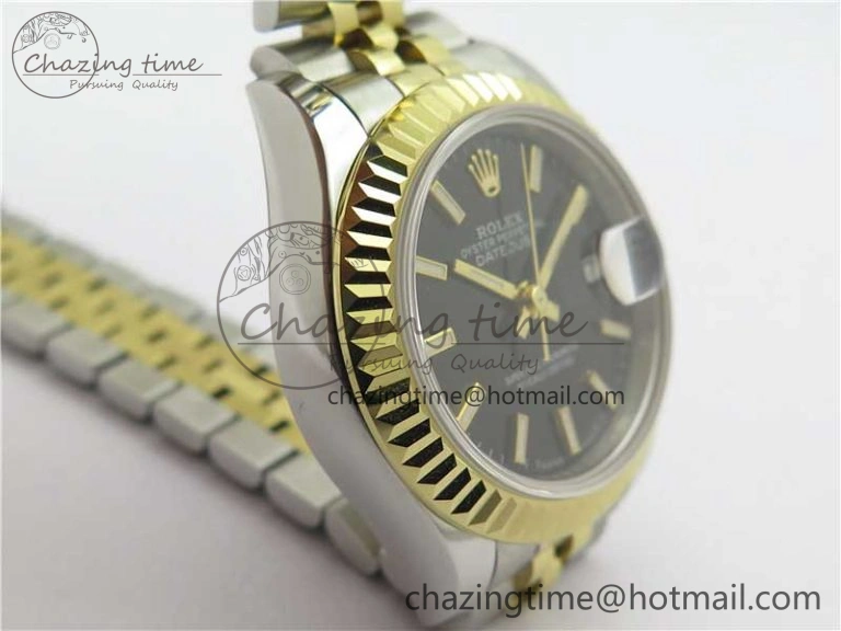 Datejust 28mm 279173 SS YG BP Maker Best Edition Black Dial on SS YG Jubilee Bracelet ETA2671