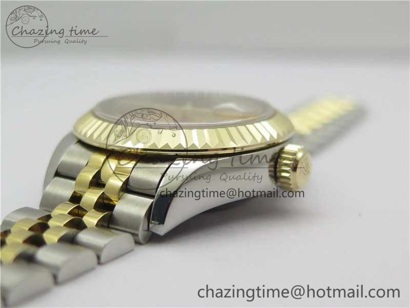 Datejust 28mm 279173 SS YG BP Maker Best Edition Gold Crystal Dial on SS YG Jubilee Bracelet ETA2671