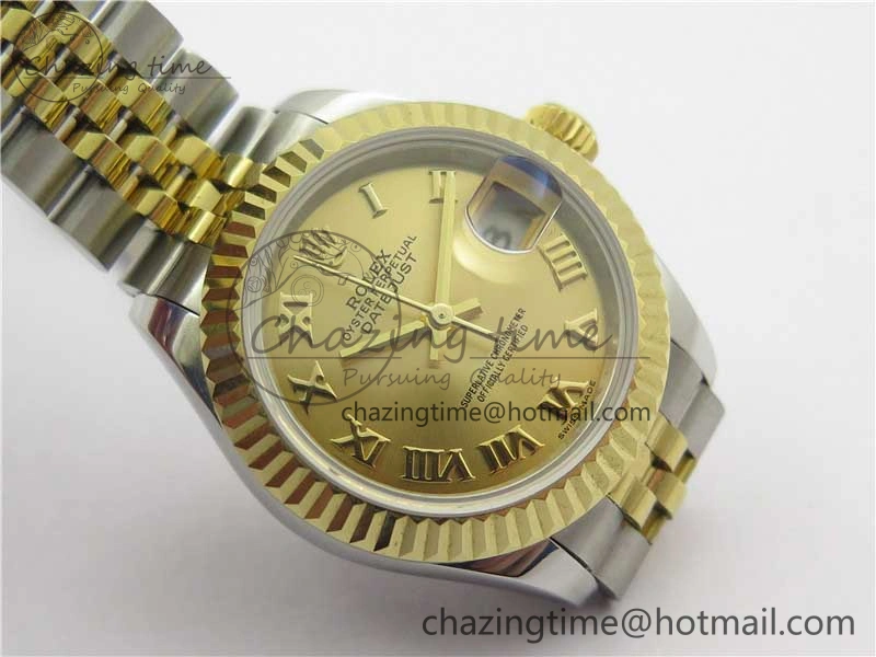 Datejust 28mm 279173 SS YG BP Maker Best Edition Gold Roman Markers Dial on SS YG Jubilee Bracelet ETA2671