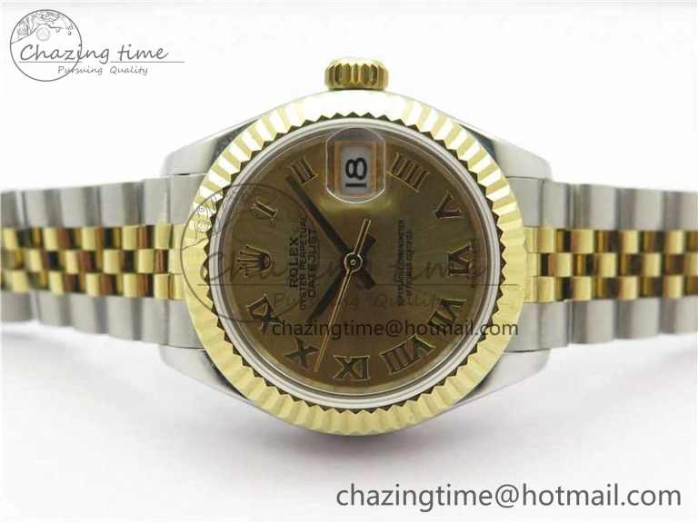 Datejust 28mm 279173 SS YG BP Maker Best Edition Gold Roman Markers Dial on SS YG Jubilee Bracelet ETA2671