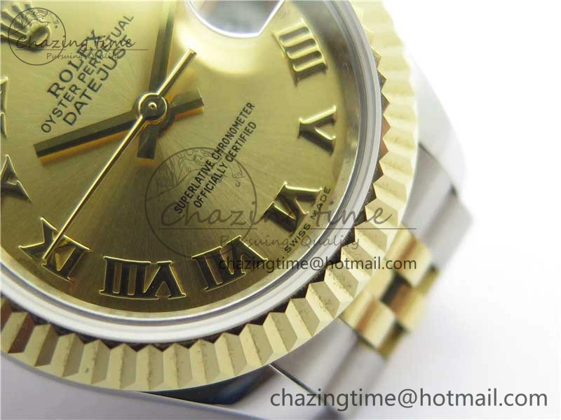 Datejust 28mm 279173 SS YG BP Maker Best Edition Gold Roman Markers Dial on SS YG Jubilee Bracelet ETA2671