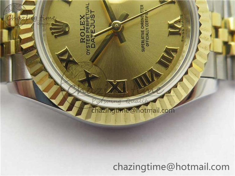 Datejust 28mm 279173 SS YG BP Maker Best Edition Gold Roman Markers Dial on SS YG Jubilee Bracelet ETA2671