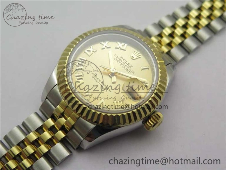 Datejust 28mm 279173 SS YG BP Maker Best Edition Gold Roman Markers Dial on SS YG Jubilee Bracelet ETA2671
