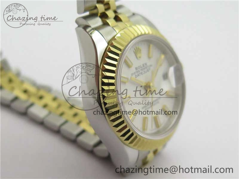 Datejust 28mm 279173 SS YG BP Maker Best Edition White Dial on SS YG Jubilee Bracelet ETA2671