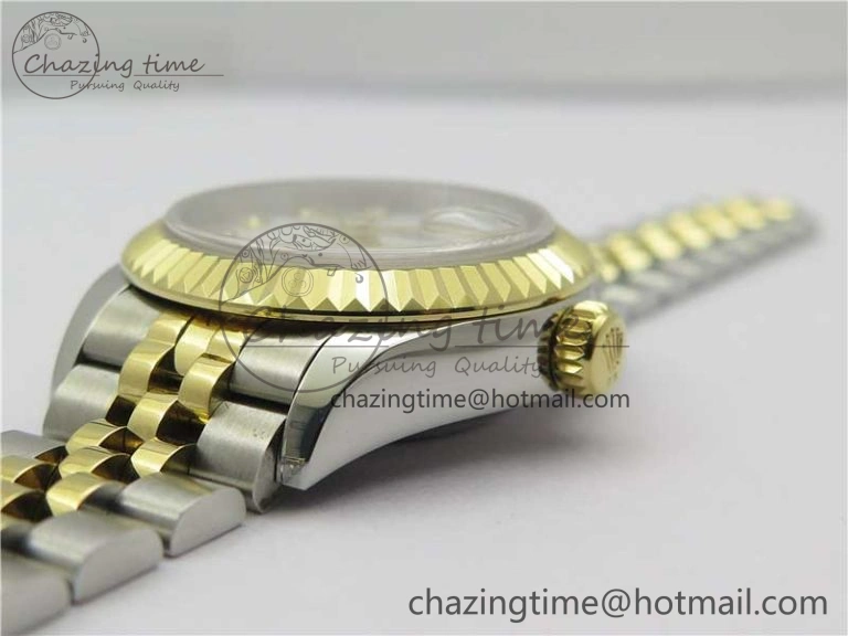 Datejust 28mm 279173 SS YG BP Maker Best Edition White MOP Crystal Dial on SS YG Jubilee Bracelet ETA2671