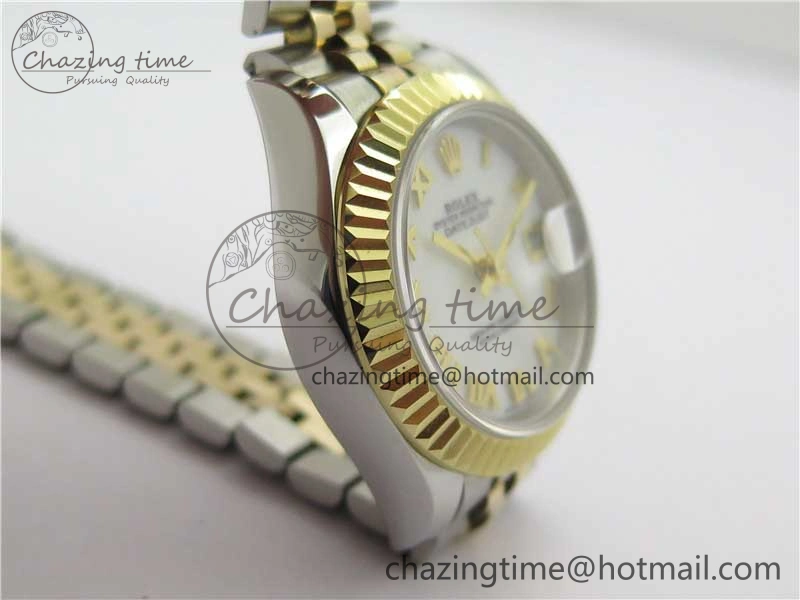 Datejust 28mm 279173 SS YG BP Maker Best Edition White Roman Markers Dial on SS YG Jubilee Bracelet ETA2671