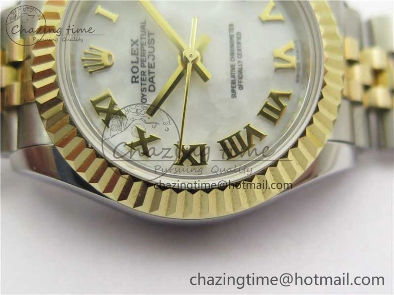 Datejust 28mm 279173 SS YG BP Maker Best Edition White Roman Markers Dial on SS YG Jubilee Bracelet ETA2671