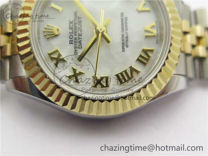 Datejust 28mm 279173 SS YG BP Maker Best Edition White Roman Markers Dial on SS YG Jubilee Bracelet ETA2671