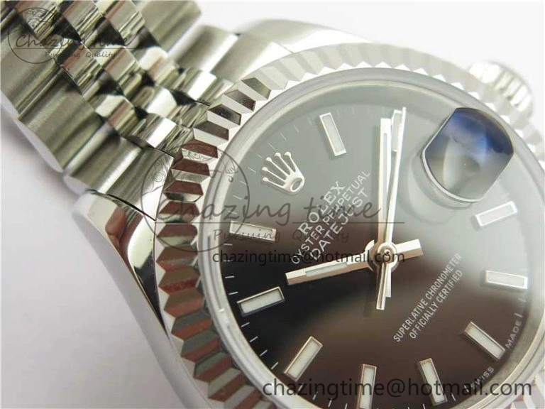 Datejust 28mm 279174 SS BP Maker Best Edition Black Dial on SS Jubilee Bracelet ETA2671