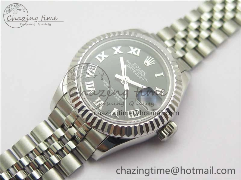 Datejust 28mm 279174 SS BP Maker Best Edition Black Roman Dial on SS Jubilee Bracelet ETA2671