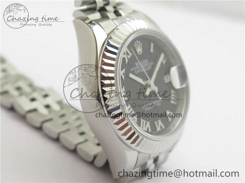 Datejust 28mm 279174 SS BP Maker Best Edition Black Roman Dial on SS Jubilee Bracelet ETA2671