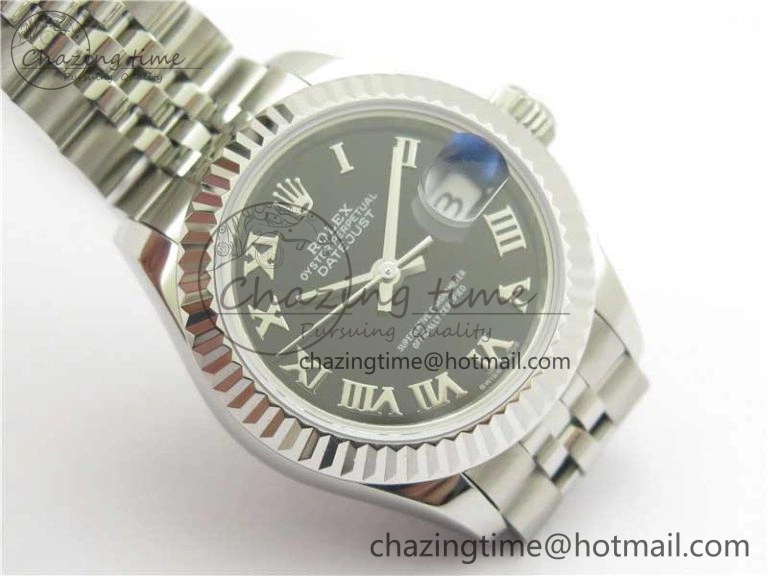Datejust 28mm 279174 SS BP Maker Best Edition Black Roman Dial on SS Jubilee Bracelet ETA2671