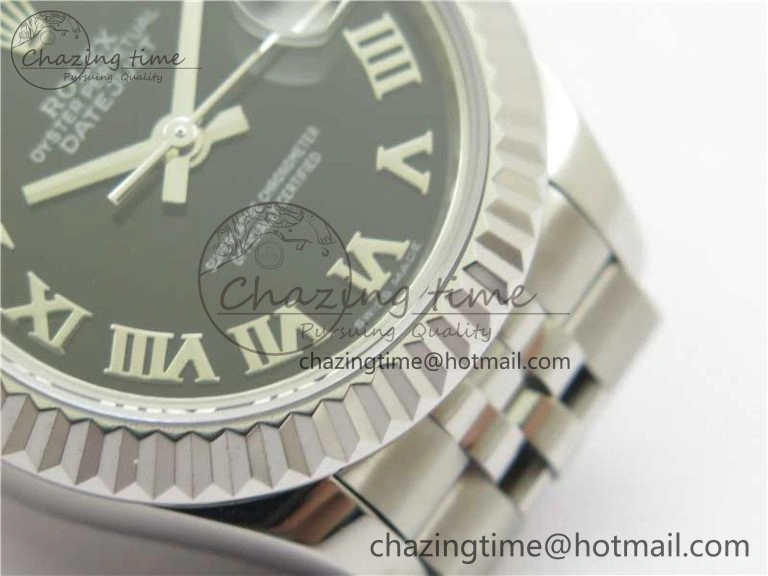 Datejust 28mm 279174 SS BP Maker Best Edition Black Roman Dial on SS Jubilee Bracelet ETA2671