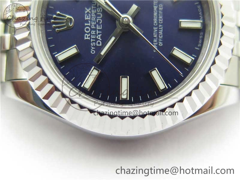 Datejust 28mm 279174 SS BP Maker Best Edition Blue Dial on SS Jubilee Bracelet ETA2671