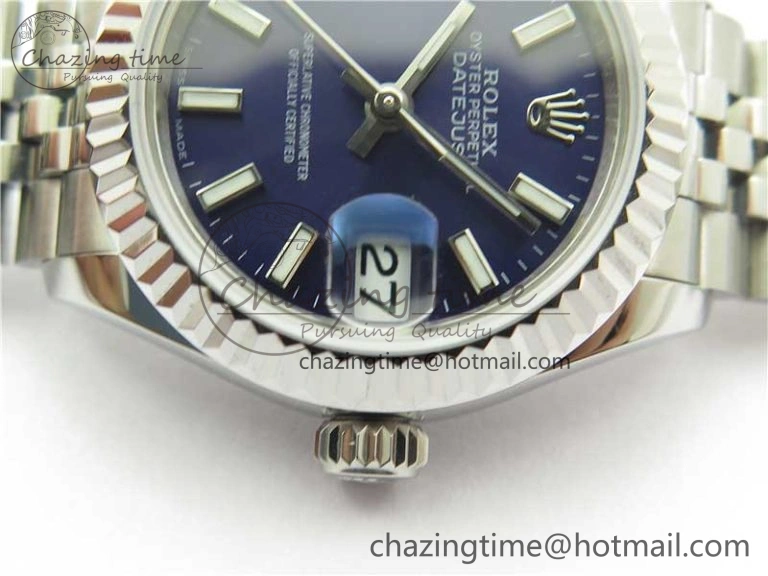 Datejust 28mm 279174 SS BP Maker Best Edition Blue Dial on SS Jubilee Bracelet ETA2671