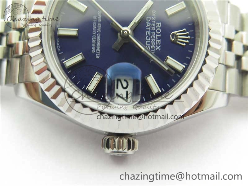Datejust 28mm 279174 SS BP Maker Best Edition Blue Dial on SS Jubilee Bracelet ETA2671