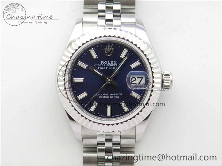 Datejust 28mm 279174 SS BP Maker Best Edition Blue Dial on SS Jubilee Bracelet ETA2671