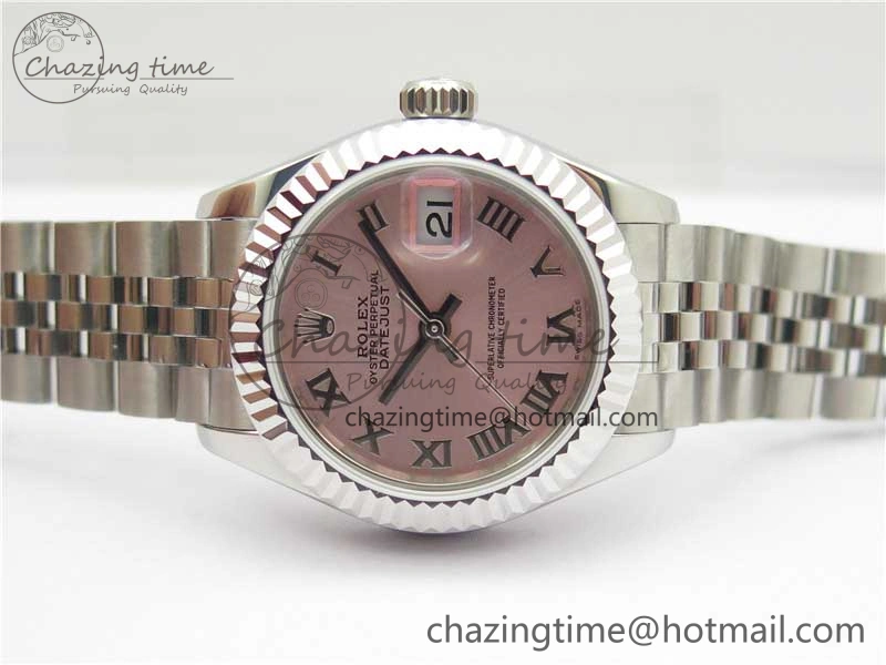 Datejust 28mm 279174 SS BP Maker Best Edition Pink Roman Dial on SS Jubilee Bracelet ETA2671
