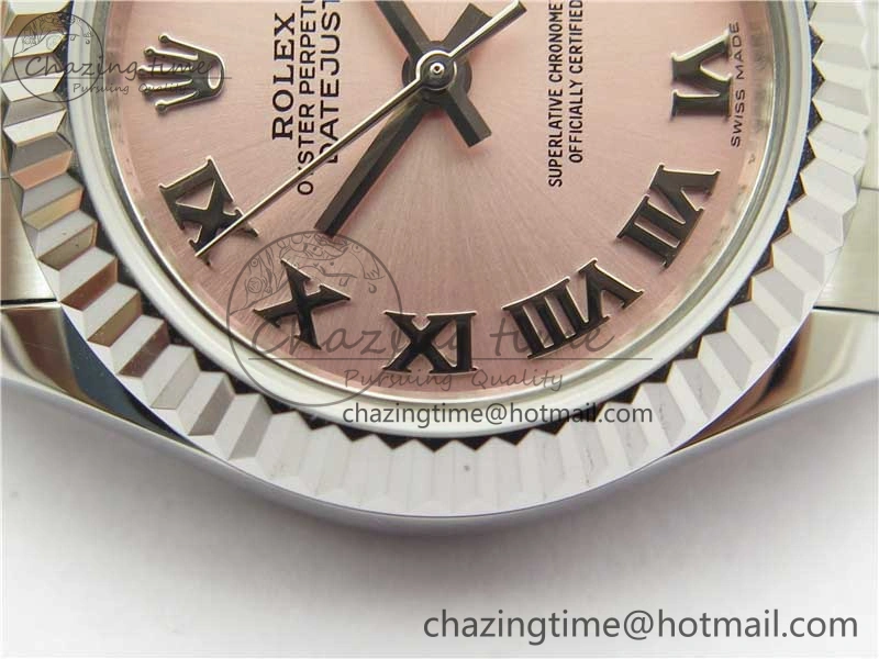 Datejust 28mm 279174 SS BP Maker Best Edition Pink Roman Dial on SS Jubilee Bracelet ETA2671