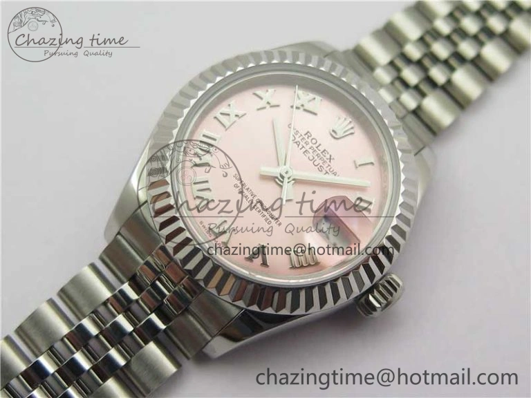 Datejust 28mm 279174 SS BP Maker Best Edition Pink Roman Dial on SS Jubilee Bracelet ETA2671