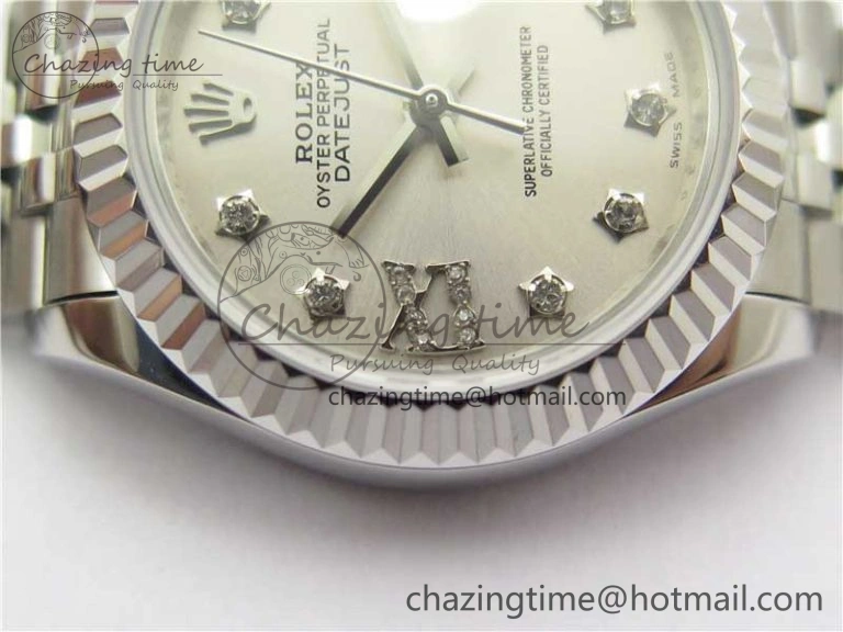 Datejust 28mm 279174 SS BP Maker Best Edition Silver Crystal Dial on SS Jubilee Bracelet ETA2671