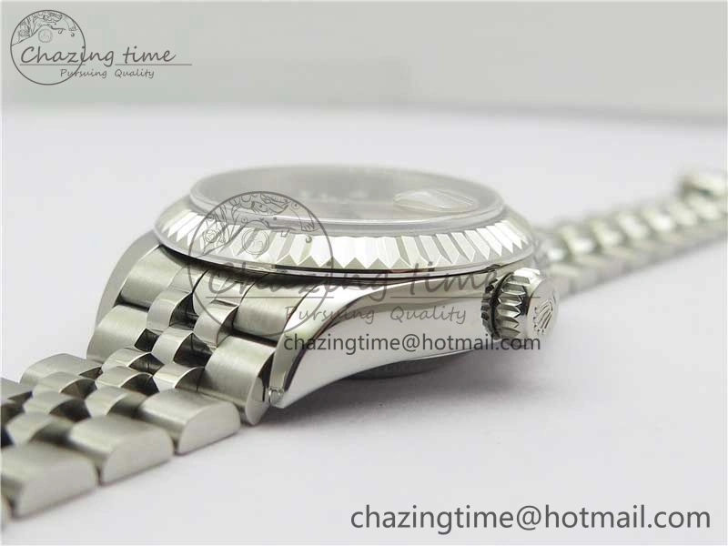 Datejust 28mm 279174 SS BP Maker Best Edition Silver Crystal Dial on SS Jubilee Bracelet ETA2671