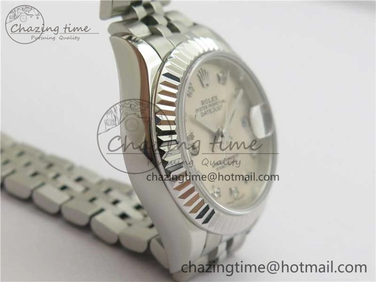 Datejust 28mm 279174 SS BP Maker Best Edition Silver Crystal Dial on SS Jubilee Bracelet ETA2671