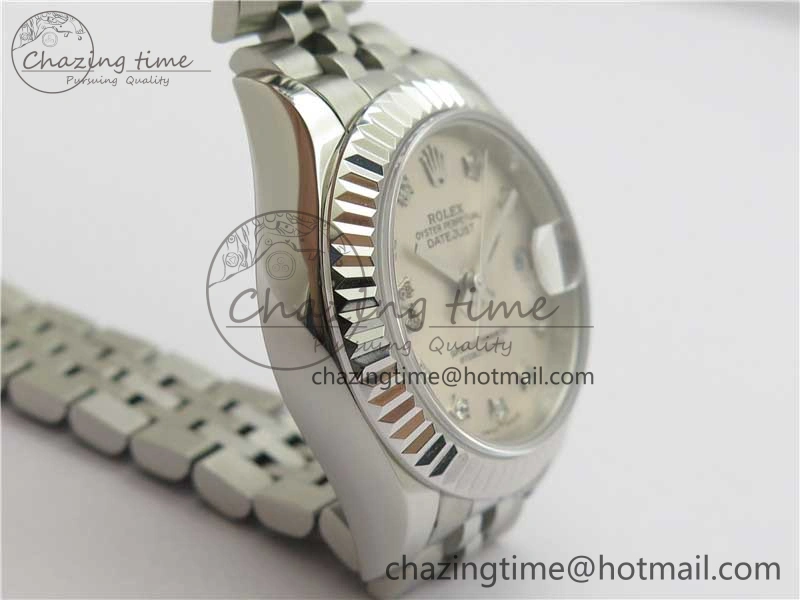 Datejust 28mm 279174 SS BP Maker Best Edition Silver Crystal Dial on SS Jubilee Bracelet ETA2671