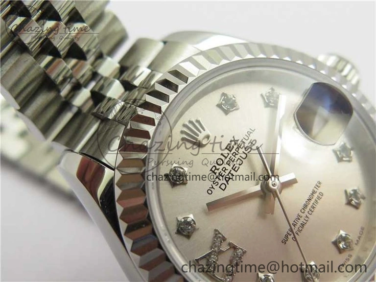 Datejust 28mm 279174 SS BP Maker Best Edition Silver Crystal Dial on SS Jubilee Bracelet ETA2671