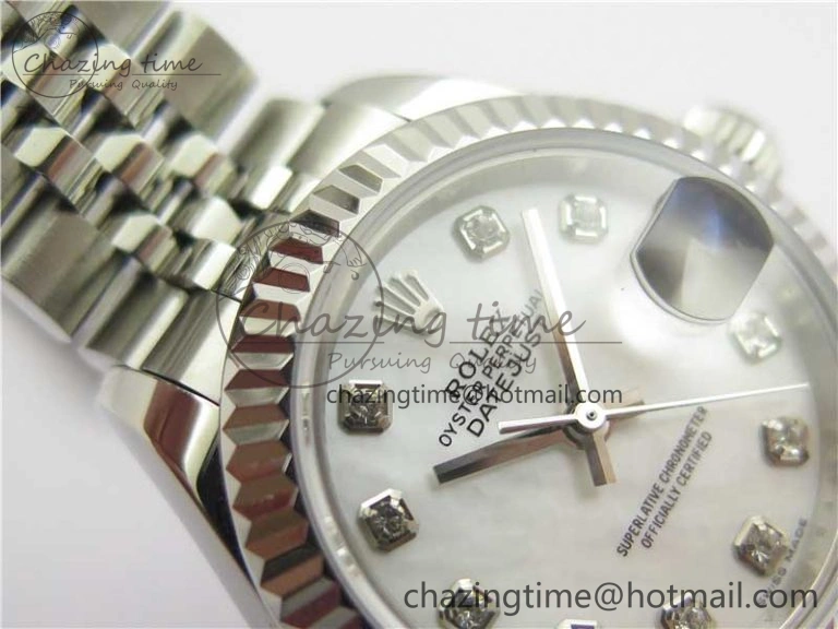 Datejust 28mm 279174 SS BP Maker Best Edition White Crystal Dial on SS Jubilee Bracelet ETA2671