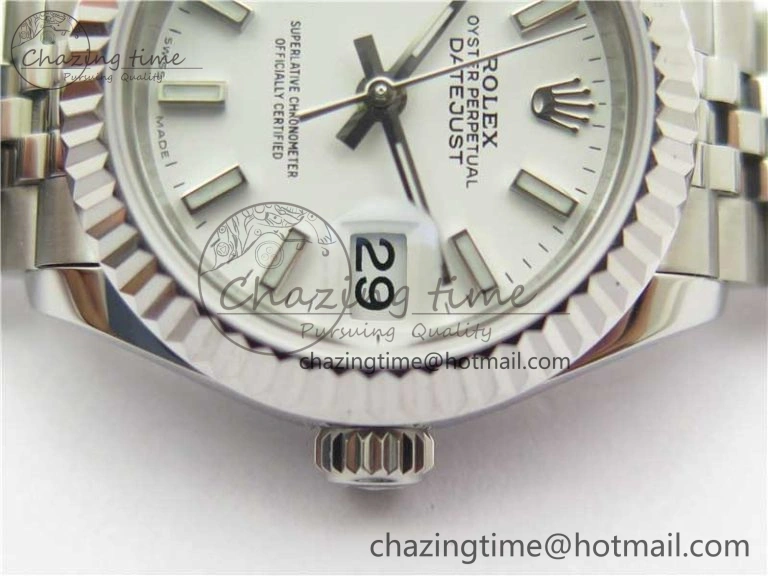 Datejust 28mm 279174 SS BP Maker Best Edition White Dial on SS Jubilee Bracelet ETA2671