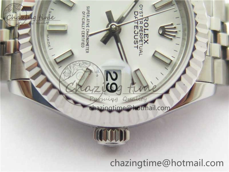 Datejust 28mm 279174 SS BP Maker Best Edition White Dial on SS Jubilee Bracelet ETA2671