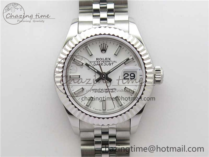 Datejust 28mm 279174 SS BP Maker Best Edition White Dial on SS Jubilee Bracelet ETA2671