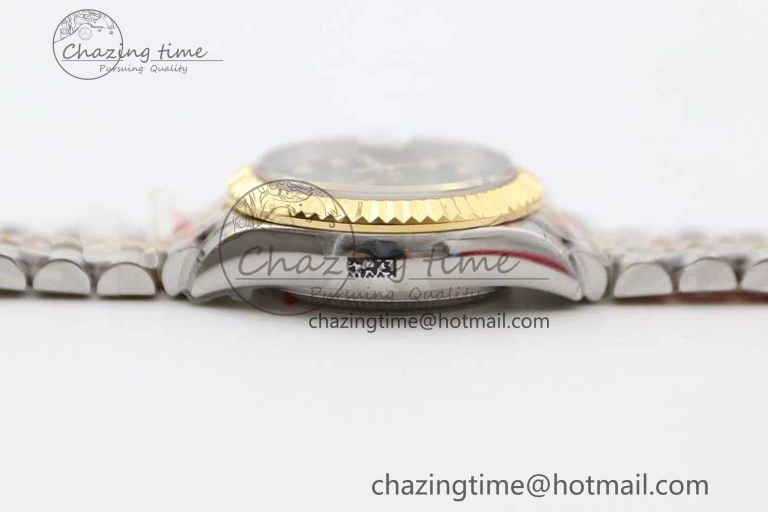 Datejust 28mm 279179 SS YG TWF Best Edition Green Diamonds Markers Dial on SS YG Jubilee Bracelet NH05