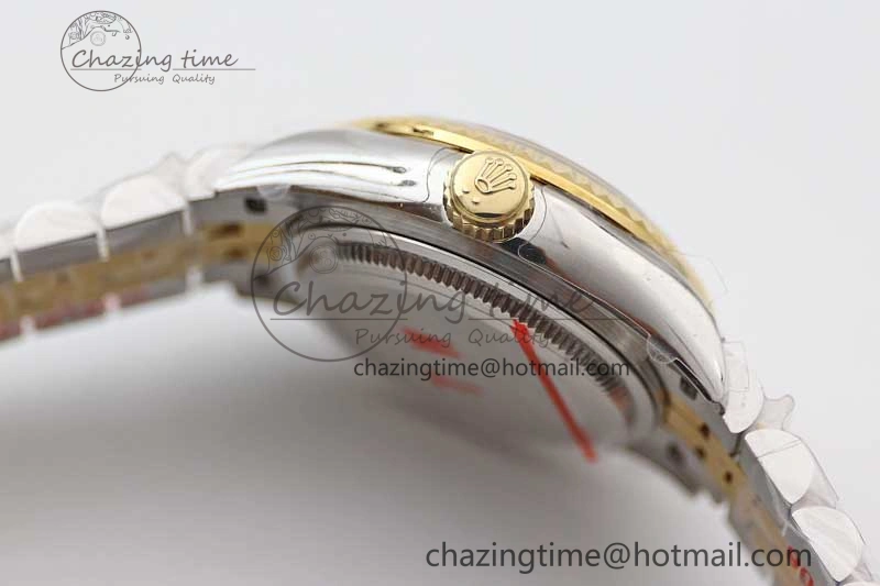 Datejust 28mm 279179 SS YG TWF Best Edition Green Roman Markers Dial on SS Jubilee Bracelet NH05