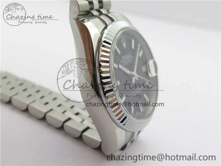 Datejust 31mm 178274 SS GSF Best Edition Black Stick Markers Dial on SS Jubilee Bracelet SEIKO NH05A