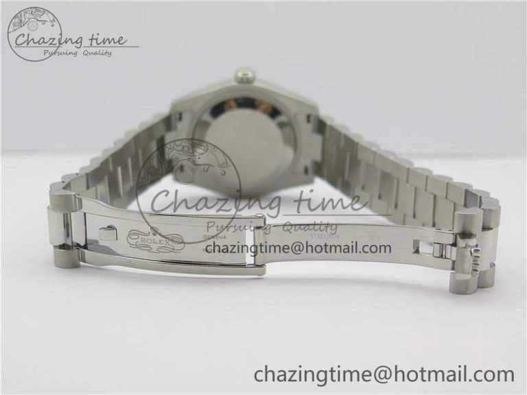 Datejust 31mm 178274 SS GSF Best Edition Blue Crystal Markers Dial on SS President Bracelet SEIKO NH05A