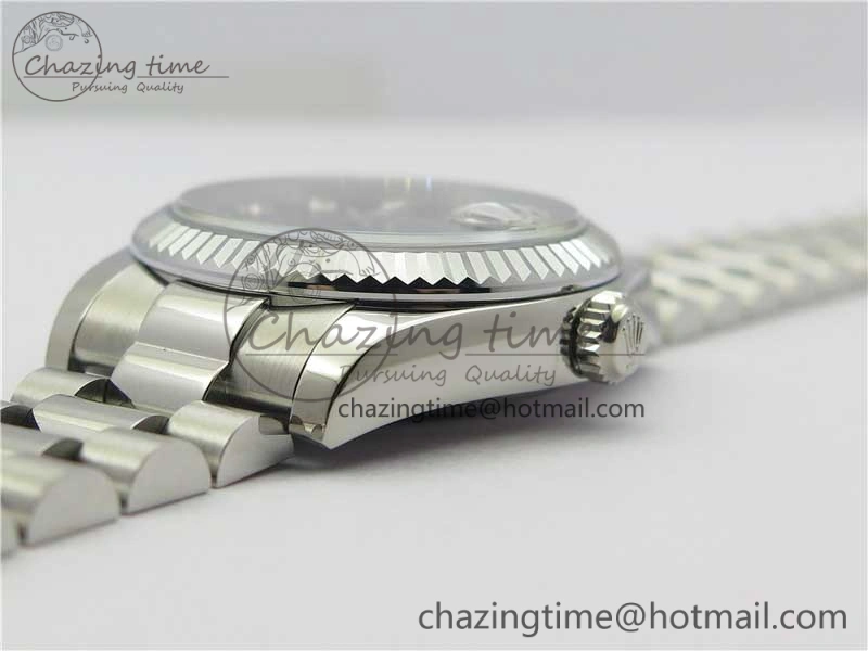 Datejust 31mm 178274 SS GSF Best Edition Blue Crystal Markers Dial on SS President Bracelet SEIKO NH05A