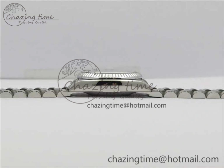 Datejust 31mm 178274 SS GSF Best Edition Blue Crystal Markers Dial on SS President Bracelet SEIKO NH05A