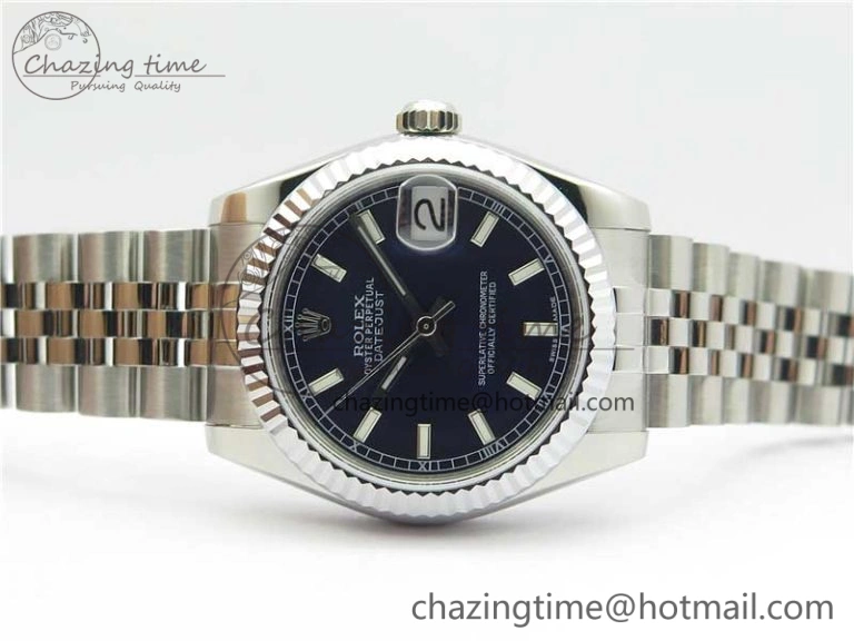 Datejust 31mm 178274 SS GSF Best Edition Blue Stick Markers Dial on SS Jubilee Bracelet SEIKO NH05A