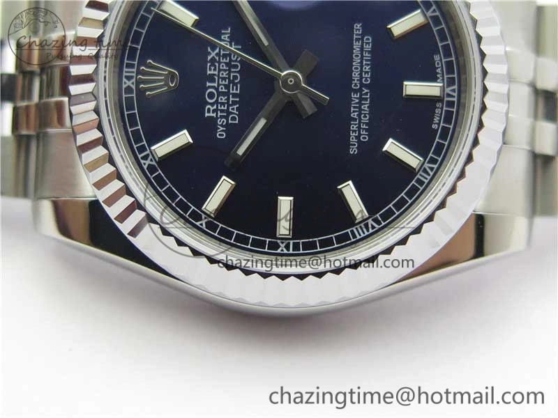 Datejust 31mm 178274 SS GSF Best Edition Blue Stick Markers Dial on SS Jubilee Bracelet SEIKO NH05A