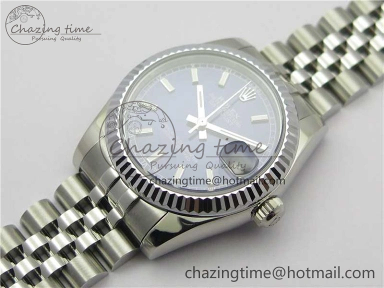 Datejust 31mm 178274 SS GSF Best Edition Blue Stick Markers Dial on SS Jubilee Bracelet SEIKO NH05A