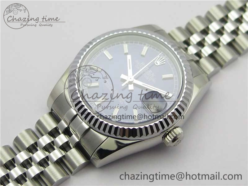 Datejust 31mm 178274 SS GSF Best Edition Blue Stick Markers Dial on SS Jubilee Bracelet SEIKO NH05A