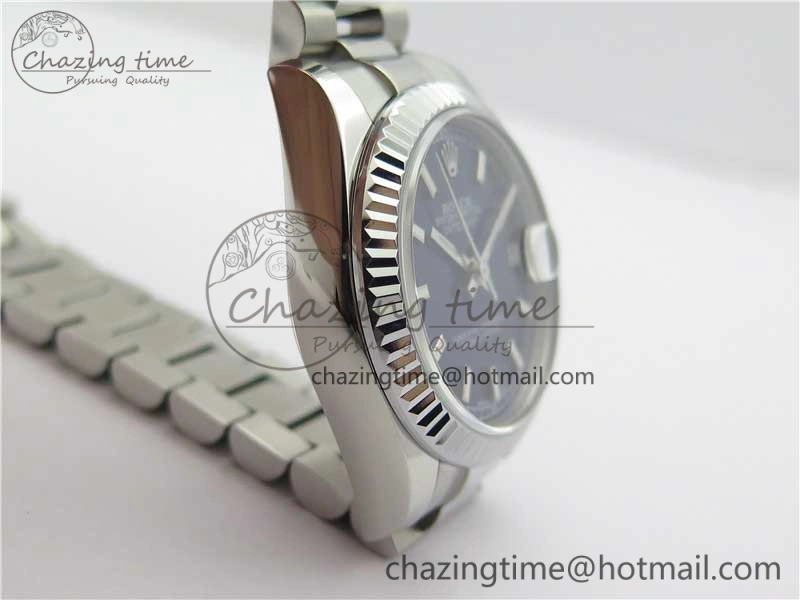 Datejust 31mm 178274 SS GSF Best Edition Blue Stick Markers Dial on SS President Bracelet SEIKO NH05A
