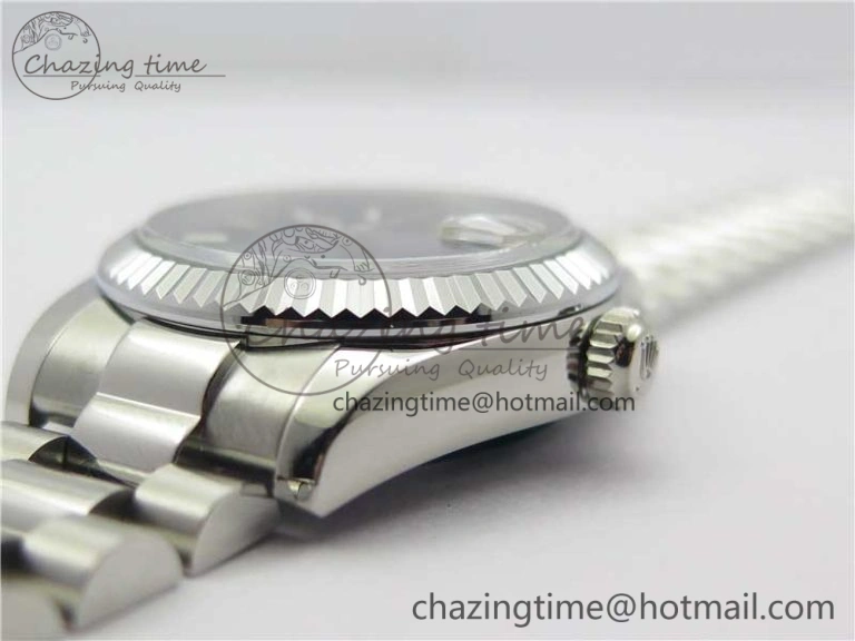 Datejust 31mm 178274 SS GSF Best Edition Blue Stick Markers Dial on SS President Bracelet SEIKO NH05A